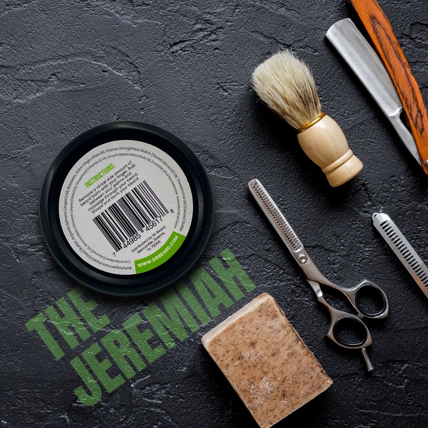 Sir Beard Texas Beard Balm Ingredients (The Jeremiah)